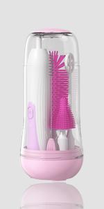 Electric Bottle Brush Cleaner, Electric Baby Bottle Brush Set Including Waterproof Bottle Cleaner, Nipple Brush, Straw Cleaner, Mixer, Bottle Drying Rack, Rechargeable,Two Cleaning Modes Electric Bottle Brush Cleaner, Electric Baby Bottle Brush Set Including Waterproof Bottle Cleaner, Nipple Brush, Straw Cleaner, Mixer, Bottle Drying Rack, Rechargeable,Two Cleaning Modes