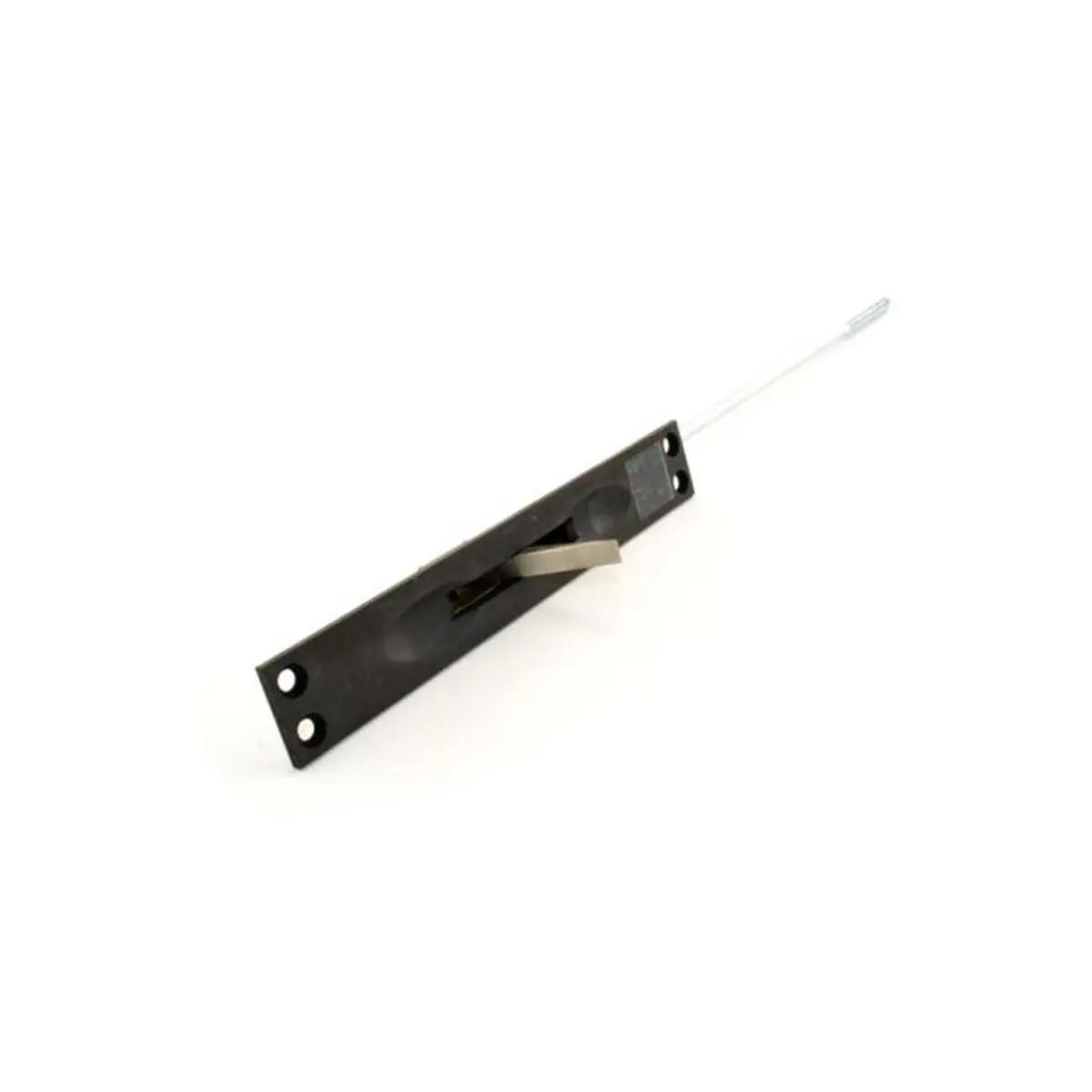 Trimco 391712613 UL 12 in. Flush Bolt for Metal Doors - Dark Bronze Powder Coat, Patented Design, Positive Spring Action, Completely Locks or Unlocks Throw, High Reliability and Long Life, Stainless Steel
