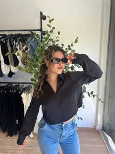 Cropped Button Up Cropped Button Up