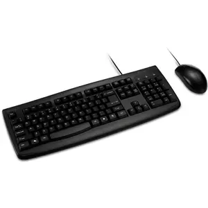 Acco Brands KMW70316 Combo Pro Fit Washable Wired Desktop Set - Full-Size Keyboard, Waterproof, Rugged, Symmetrical, Contoured Construction (Computers & Office Equipment, Computer Accessories)