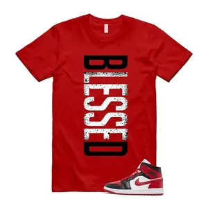 1 Alternate Bred Toe Gym Red Black White Mid T Shirt Match VERTBLS Tshirt