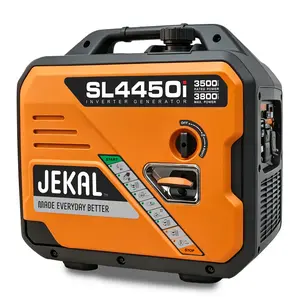 JEKAL 3800W High-Power Ultra-Quiet Inverter Generator - Portable Gas Power for Home Backup, Camping, RV & Jobsites, ECO Fuel-Saving, Clean Power for Sensitive Electronics