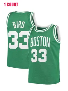 Boston Basketball Jersey Top #33 Vintage Style, Men's & Women's Fun Space Theme, Perfect for Parties & Costume Events