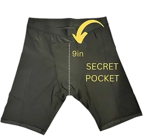 Unisex Triple pocket Underwear/Shorts with Secret Pocket