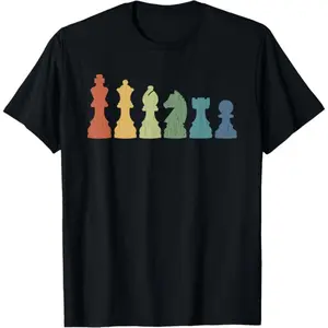 100% Cotton Chess Pieces Shirt – Unique Gift for Chess Fans