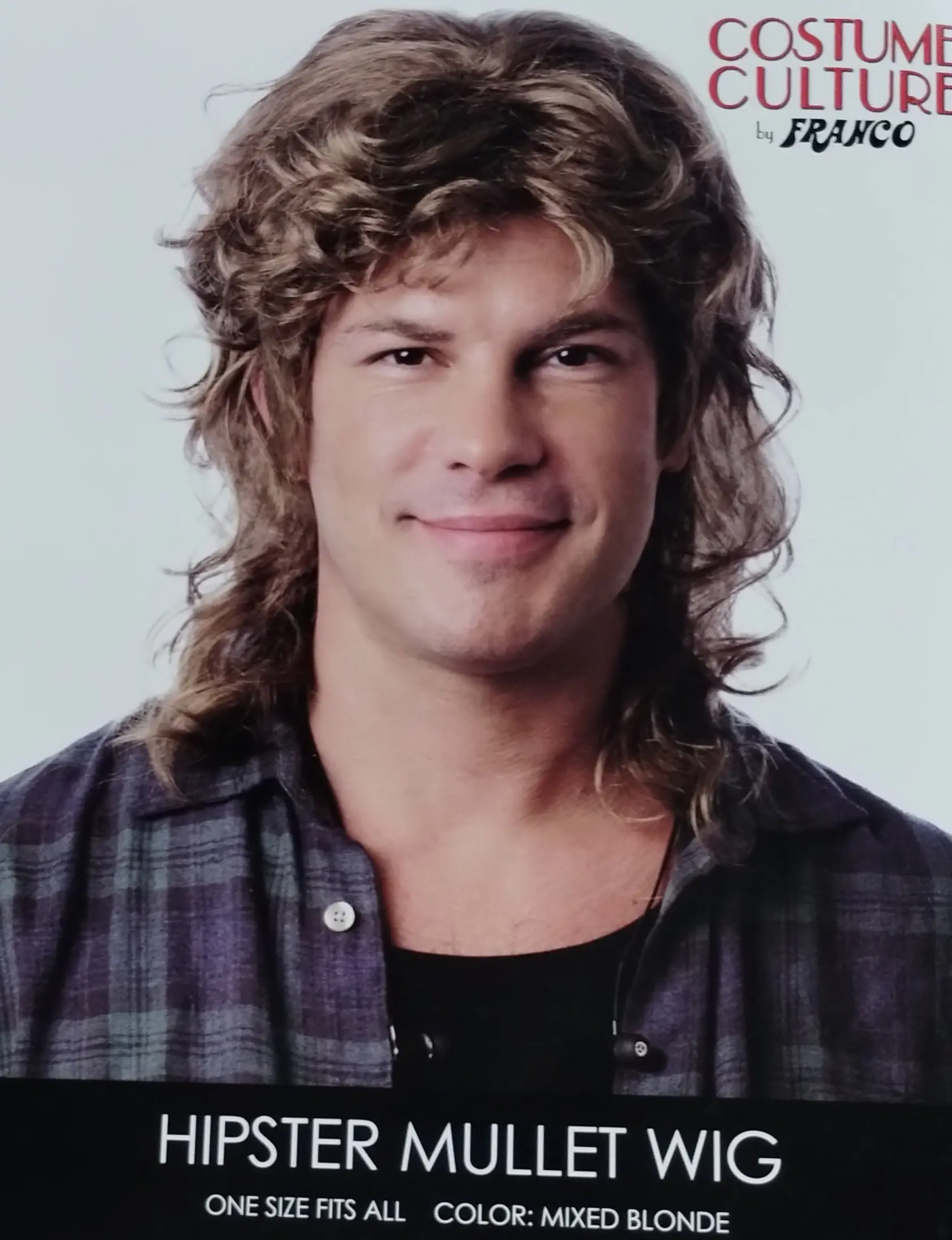 Hipster Mullet - Adult Wig