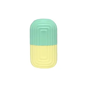 Ice roller for face and eyes, silicone ice facial roller ice holder, facial ice mold for skin care, facial popsicle reusable ice cube roller for shrinking pores, anti-wrinkle, reducing puffiness