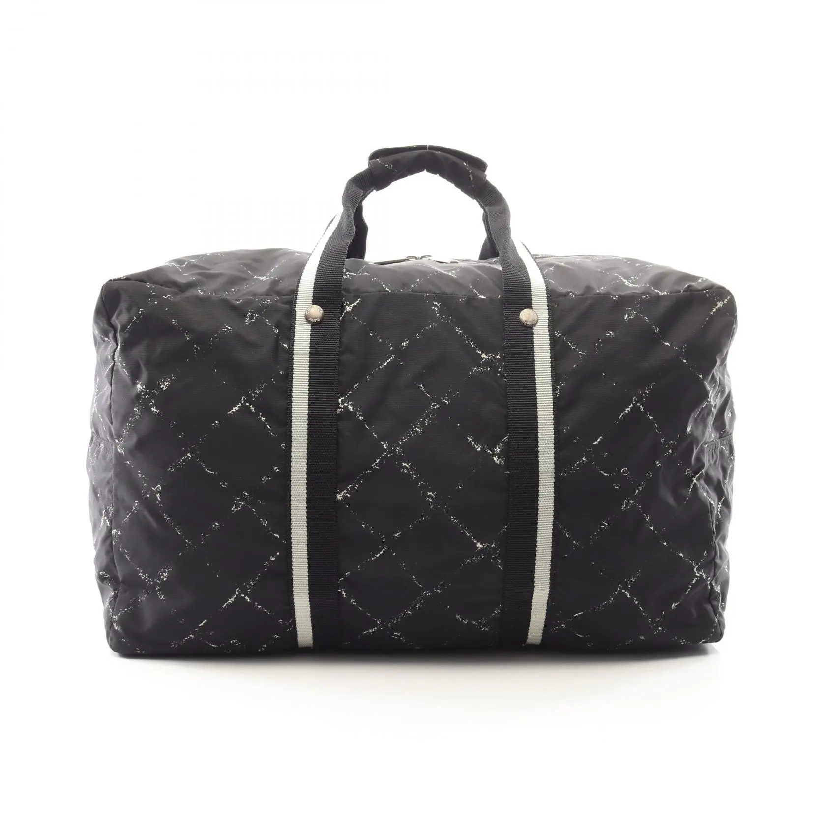 Pre-owned CHANEL Nylon Tote Bags Travel Line Boston Bag