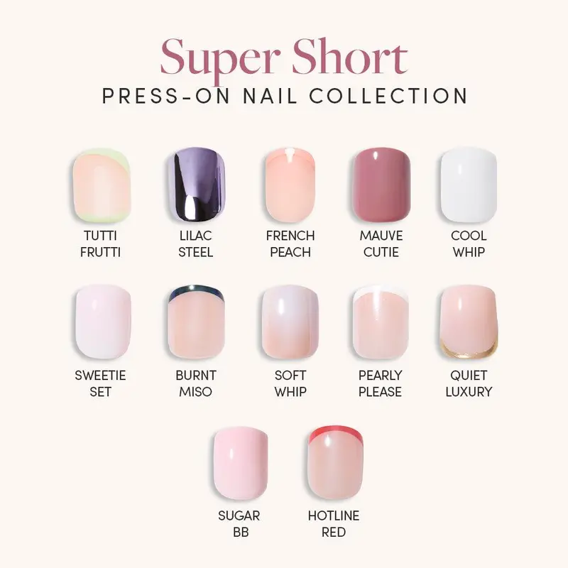 Glamnetic Super Short Press-On Nail Collection