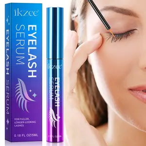 Ikzzee Eyelash Growth Serum 5ML, Eyelash Lengthening Serum, Deep Moisturizing & Strengthening Formula, Enhances Shine & Volume, Eye Care Essential