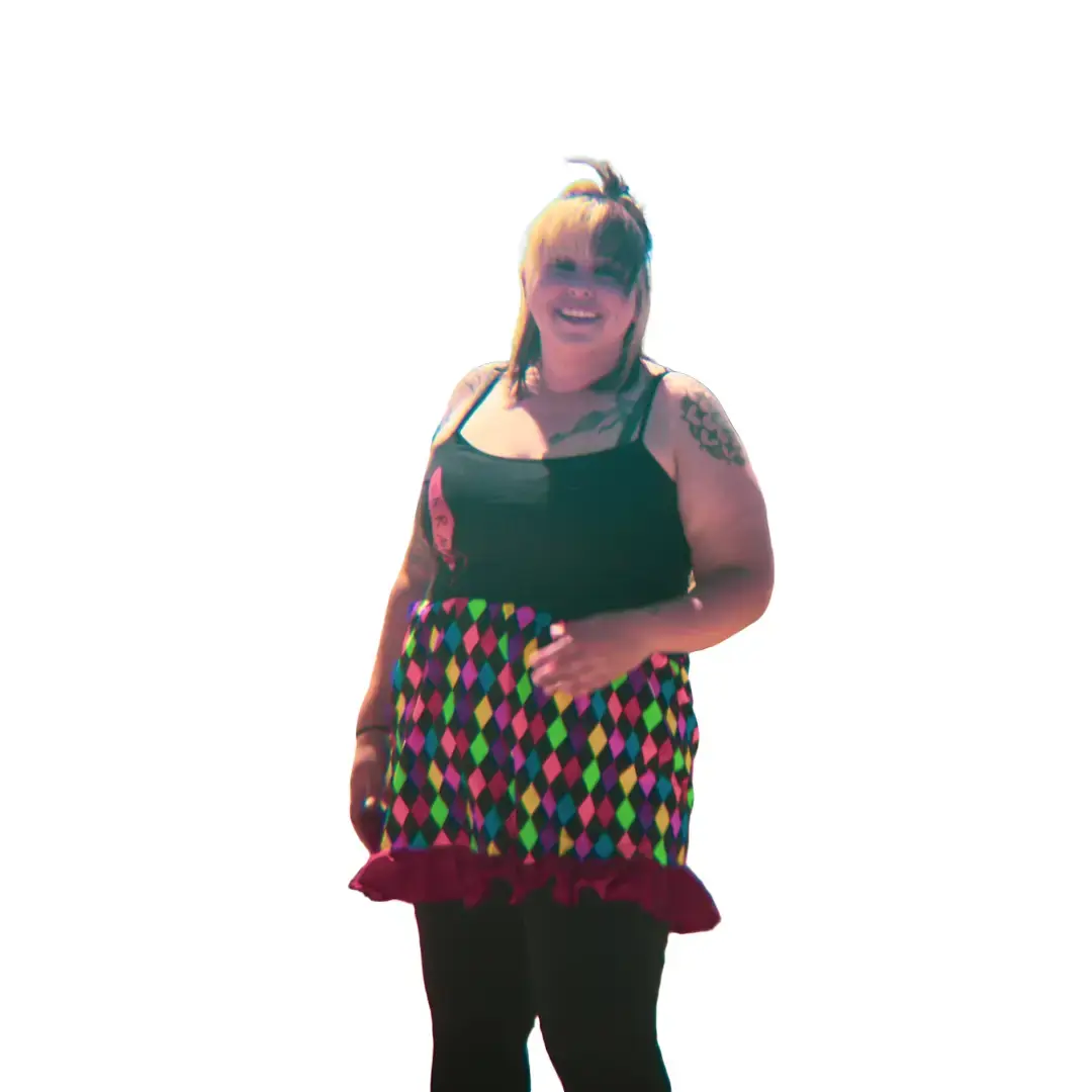 Funky "Karma" Tank Dress – Handmade & Upcycled
