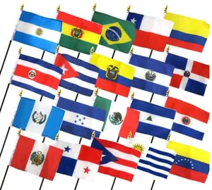 World Flags 4x6 inch flag With Stand (Weighted) Assorted Colors, Ideal for Displaying National Pride and Unity