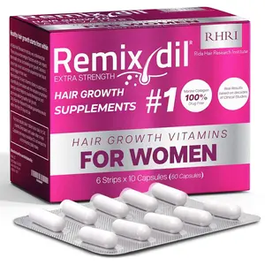Hair Growth Vitamins Hair Growth Supplements For Women | Supports Thickness And Strength | Helps Reduce Breakage And Thinning | Promotes Healthy Scalp Function | 60 Capsules