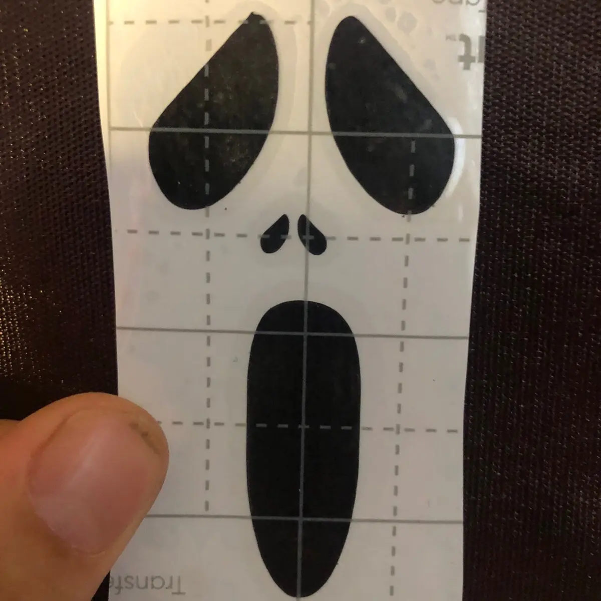 Car decal Ghostface/Scream