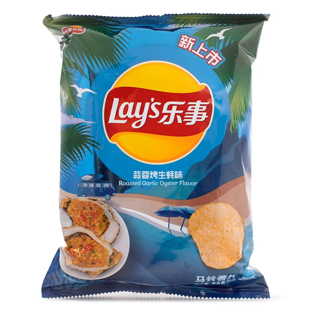 Lay's Potato Chips Garlic Oyster Flavor 70 g Lay's Potato Chips Garlic Oyster Flavor 70 g