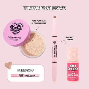 Face Card Bundle - Powder, Blush & Contour
