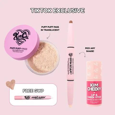[TikTok Exclusive] Face Card Bundle - Puff Puff Pass, Effin Sculpt, Kim Cheeky, Jumbo Queen