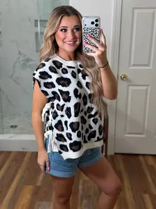 Leopard Bow Sweater