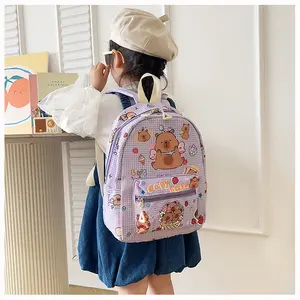 Capybara Backpack Cute Mini Backpack for Women Student Bag Multi-purpose Storage Gym School Holiday Gifts