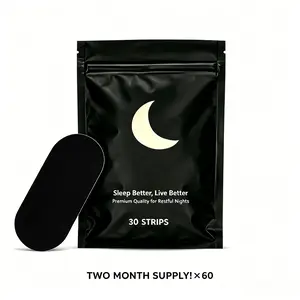 60 Count Breath Mouth Tape GentleMicropore TapeComfort Sleep Patch,Anti-snoring Mouth Tape for MouthBreathing,AntiSnoring Sleep Sticker for Daily UseHealthcare Sleeping Aid Tool