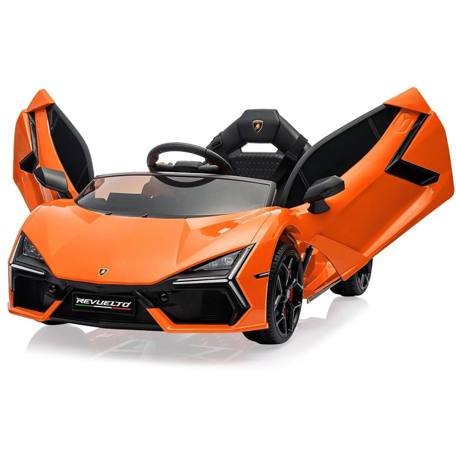 12V Lamborghini Revuelto Toddler Ride-On Car Toy with Remote, Bluetooth, Music, LED Lights, Ride on Wheels (Kids' Electric Sports Car for Toys & Hobbies, Sports & Outdoor Play), Toddler Car