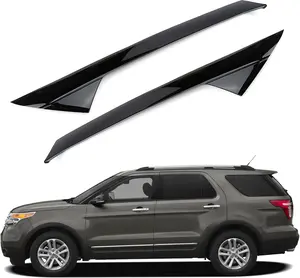 Windshield A-Pillar Molding Trim Kit Front Left and Right Side, Compatible with 2011–2019 Ford Explorer, Upgraded Outer Replacement BB5Z-7803145-AA