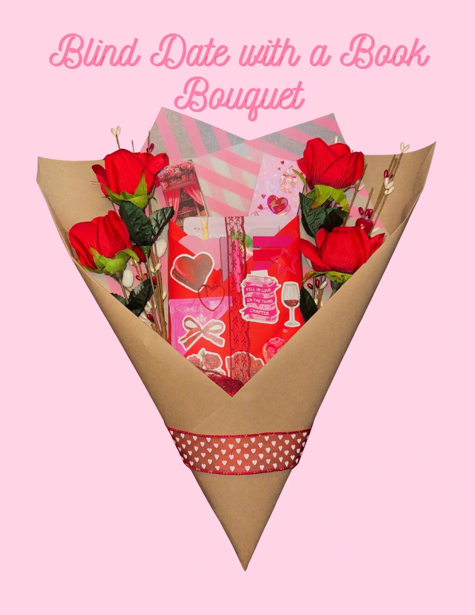 Blind Date with a Book Bouquet |  Handpicked Personalized Gift | Book Lovers | Spicy | Dark Romance | Romantasy | Horror |