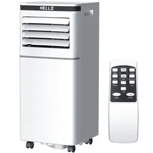 Antarctic Star DOE 5000BTU Quiet Portable Air Conditioner, 3-in-1 Cool Mode & Dehumidifier & Fan, Auto-Evaporative System, LED Display, Remote Control, Window Kit Included for Room, Bedroom, Office, RV