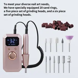 Professional Electric Manicure and Pedicure Polisher Set with Finishing Function, Salon-Grade Nail Care Tools, Below-50V Safe, Ideal Holiday Gift