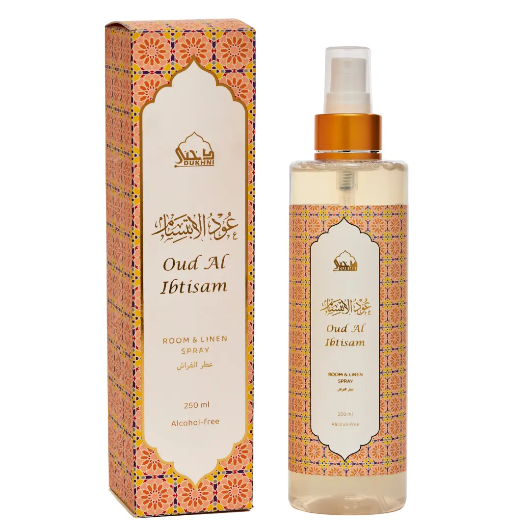 Oud Al Ibtisam Attar Al Faraash Mist Spray, 250ml Oud-Based Home Air Freshener & Room Spray