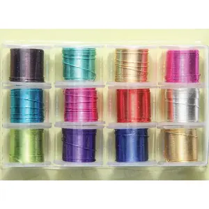 26CW800: Artistic Wire 26 Gauge 12 5 Yards Bobbins Silver Plating