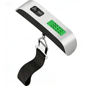 3-in-1 Portable Digital Scale 110lb Luggage Pet & Package Weighing with Backlit Display for Travel Shipping & Home Use
