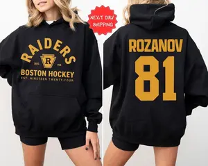 Ilya Rozanov #81-Boston Raiders Sweatshirt, Hudson Williams Connor Storrie Shirt, Heated Rivalry Inspired Shirt, Shane Hollander Hoodie