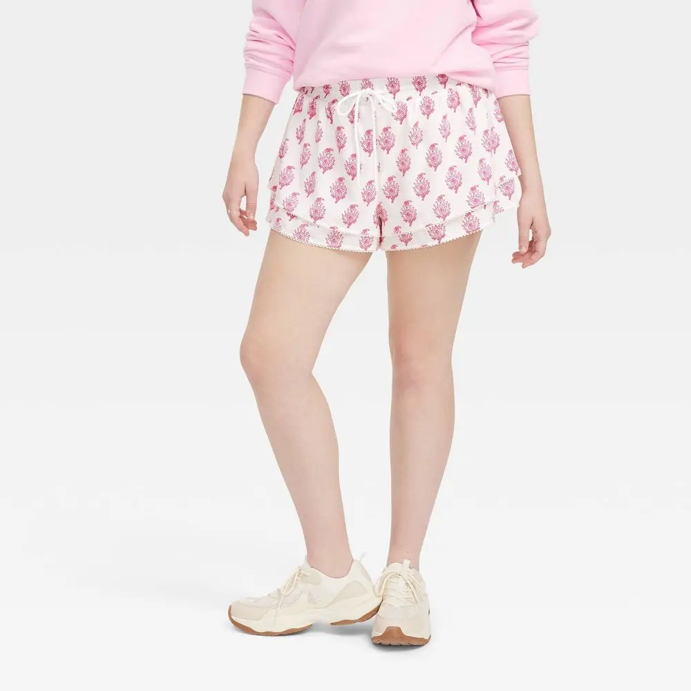Women's Bouquet Drawstrings Shorts - Roller Rabbit