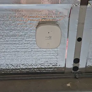 myQ Smart Garage Control - Wireless Garage Hub and Sensor with Wifi & Bluetooth - Smartphone Controlled, White