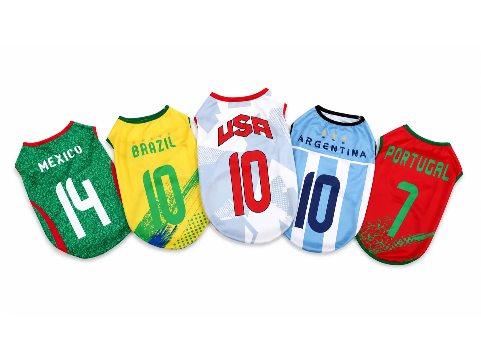 Pet Soccer Jersey for Small-Medium Dogs & Cats - Puppy Jersey Shirt, Color Block Fabric, Quick Dry, Machine-Washable Game Day Outfit, Fashionable Sports Top for Photos (Pet Clothing)