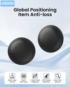 Mini trackers,Mini GPS Tracker for Vehicles,Car Tracker No Subscription Work with Find My (iOS Only), MINI Tracker with Audio for Kids, Luggage, Bag, Dogs, Key.