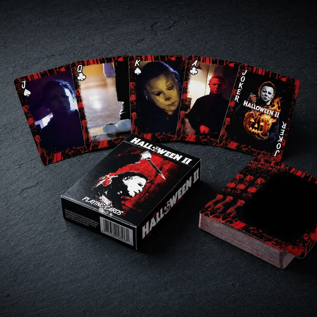 Michael Myers Playing Cards, 54-Card Poker Size Deck, Collectible Gift Set For Horror Lover