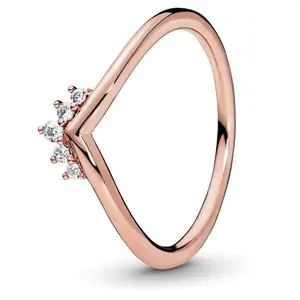 PANDORA Tiara Wishbone Ring 188282CZ