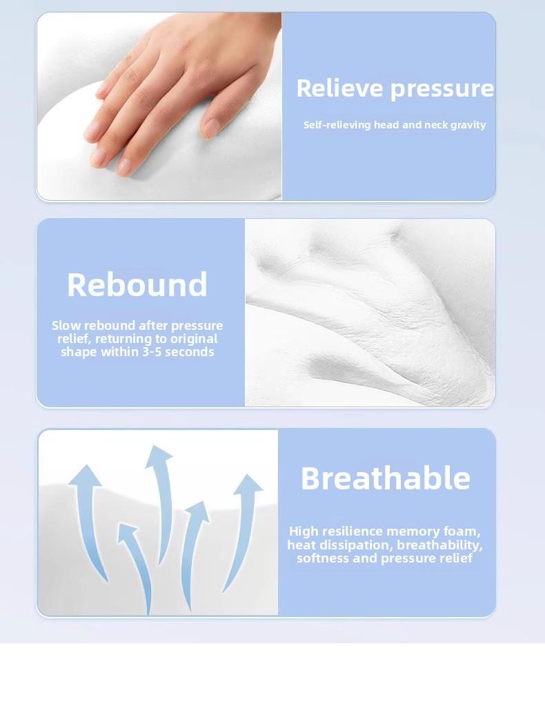 Memory Foam U-Shaped Neck Support Pillow for Travel Airplane Use Car Work Outdoor Naps Office Work with Organiser