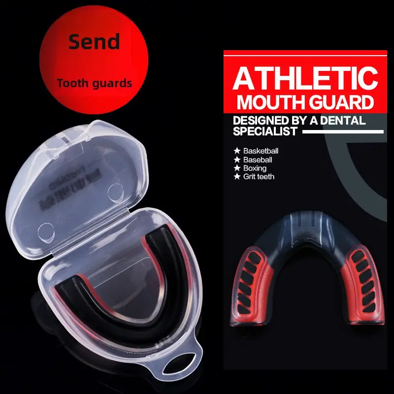 Competing Braces Men's Basketball Teeth Protection Boxing Sports Anti-grinding Teeth Chewable Professional Sanda Fighting Fitness Silicone Protection