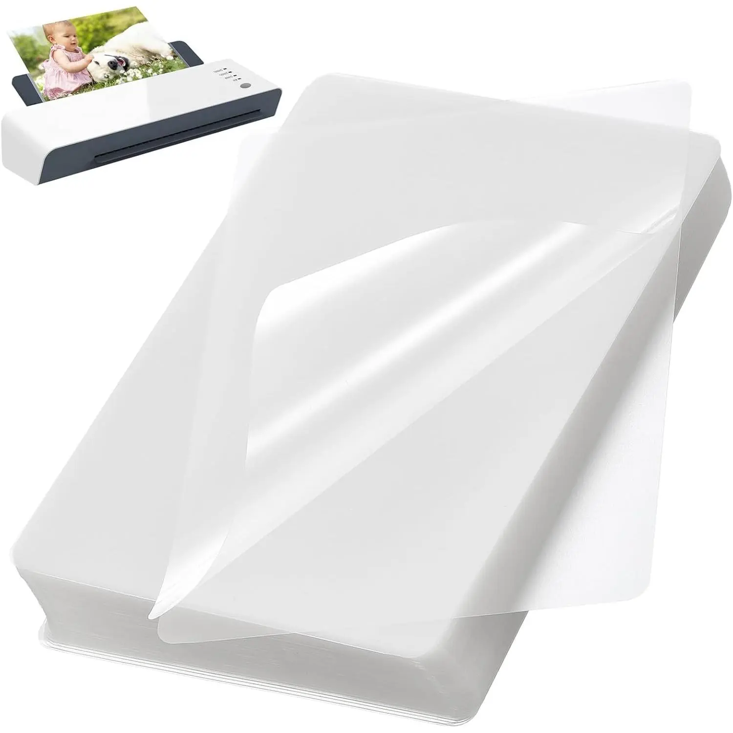 Clear Thermal Laminating Plastic Paper Laminator Sheets, 200 Pack 3 Mil Laminating Sheets, 9 x 11.5 Inch Thermal Laminating Pouches for Thermal Laminator