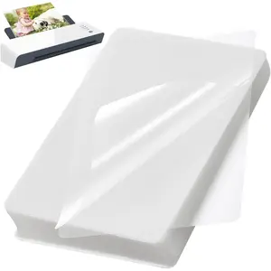Clear Thermal Laminating Plastic Paper Laminator Sheets, 200 Pack 3 Mil Laminating Sheets, 9 x 11.5 Inch Thermal Laminating Pouches for Thermal Laminator