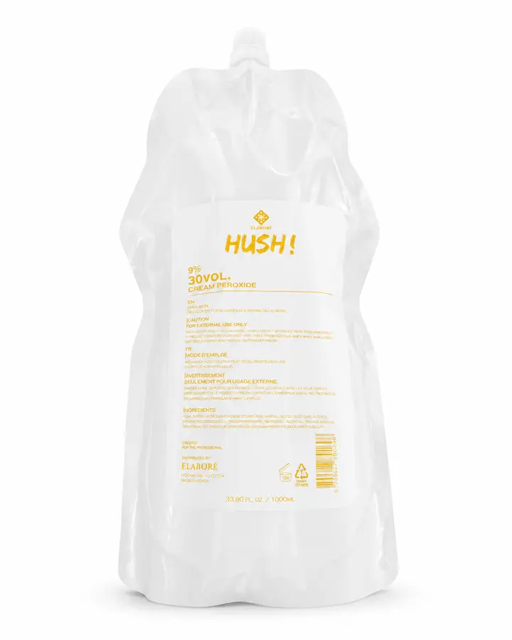 30 Volume (9%) Cream Peroxide Developer, Gentle and Mild Formula with Keratin and Arginine for Professional Haircare, Lightening