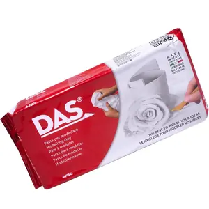 DAS Air-Hardening Modeling Clay, 2.2 Lb. Block, White Color (387500)