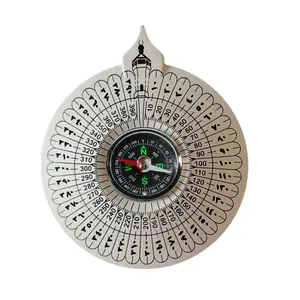 Portable Muslim Qibla Compass – High-Sensitivity Precision Direction Finder, Lightweight & Durable Kibla Compass for Travel, Camping, Hiking & Daily Prayer, Ideal Religious Gift for Ramadan, Hajj & Umrah