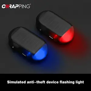 Car Security Strobe Signal System Light Car Alarm Universal Warning Flashing LED Light Fake Anti-Theft Signal Auto Accessories for your car décor