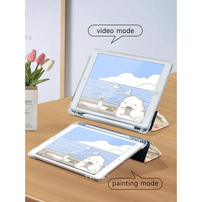 Monkey Funny Abstract Expression Patchwork Protective Case Compatible With IPad Air4/5 10.9inch, IPad 7/8/9/10.2inch, IPad 10th Gen, Compatible With Kindle Paperwhite 12th Gen 2024, Kindle (11th Generation) 2022 Release, Compatible With Samsung Galaxy Ta