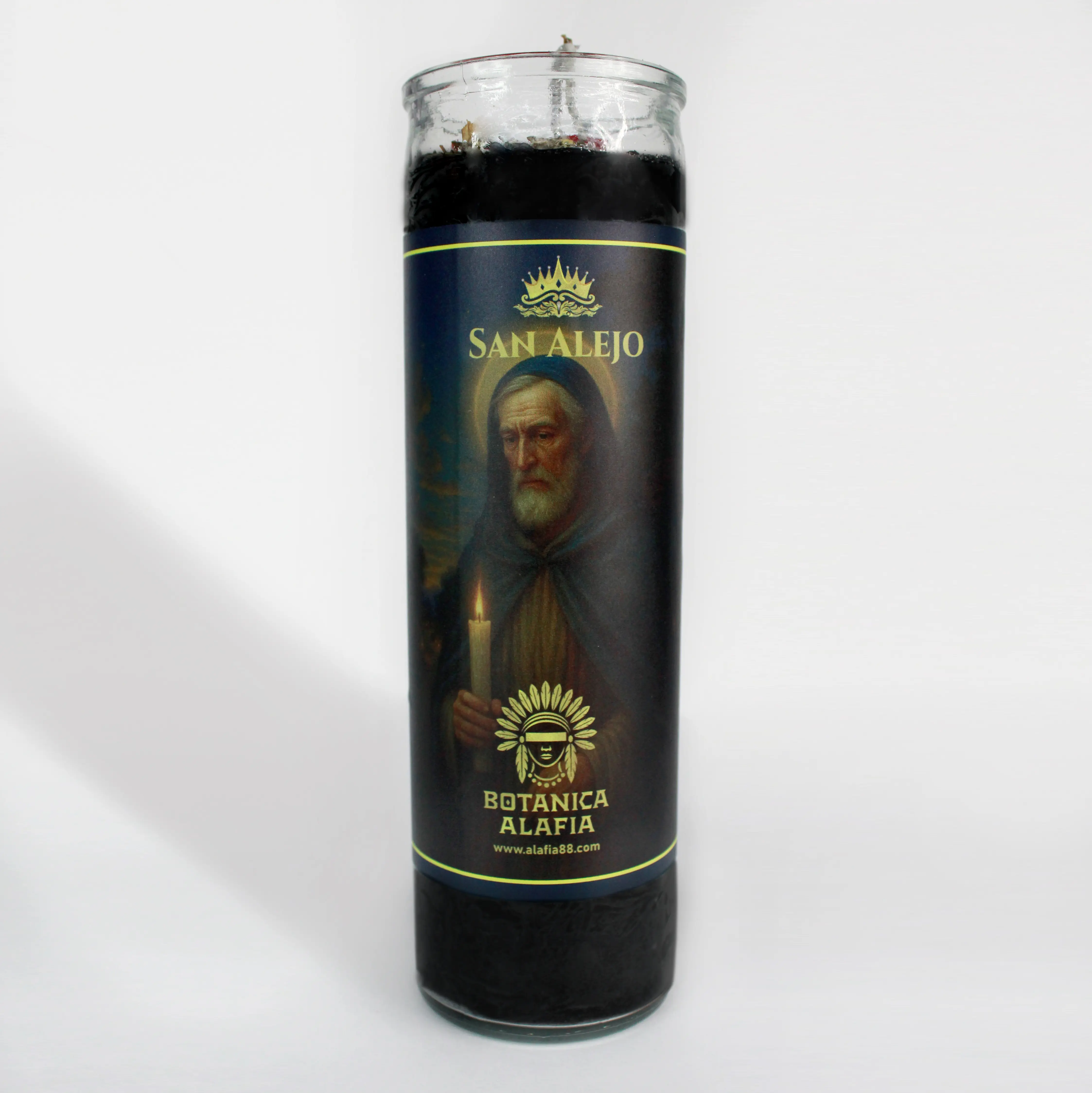 San Alejo Candle – Soy Wax Ritual Edition | Handcrafted in Botanica Alafia