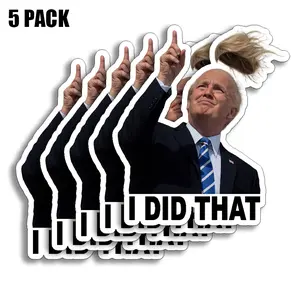 I Did That Trump Sticker, (5 Pack,) Trump Gas Prices Sticker, High Grocery Prices Sticker, Funny Trump Stickers, Felong Hillbilly Decal, High Gas Prices Sticker, Anti Trump Stickers, Anit Maga, Shit A Better President, Trump Is On The List